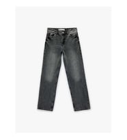 Koton Long Fit Siyah Kadın Jean Pantolon 6SAL40092MD