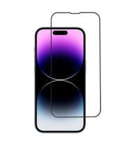 iPhone 14 Pro Max Uyumlu Ön Koruma Seramik Nano Ekran Koruyucu (Siyah)