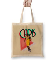 Caris LeVert Vintage Art - Legend Basketball Gift Bez Çanta Uzun Saplı