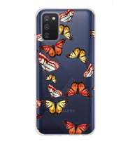 PrintiFy Samsung Galaxy A02s ile Uyumlu 1mm Slim Fit Water Color 2 Baskılı Şeffaf  Kılıf