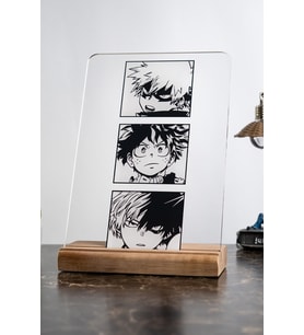 My Hero Academia Ev Deku Bakugo Todoroki Severlere Masa Dekoratif Ahşap Obje