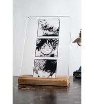 My Hero Academia Ev Deku Bakugo Todoroki Severlere Masa Dekoratif Ahşap Obje