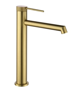 FJ-1022 Yüksek Lavabo Bataryası Fırçalanmış Altın