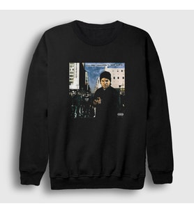 Presmono Unisex Siyah Ice Cube AmeriKKKas Most Wanted Album Sweatshirt 435637tt