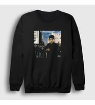 Presmono Unisex Siyah Ice Cube AmeriKKKas Most Wanted Album Sweatshirt 435637tt