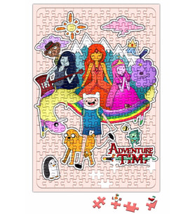 Adventure Time Jack Finn Network Buz Kralı Ciklet Puzzle 240