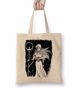 Atena Saint Seiya Bez Çanta Uzun Saplı