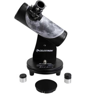 Celestron Firstscope Teleskop, Robert Reeves'Ten Ay, Siyah (Çok Renkli)