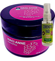 Hacı Anne Hemroid 200 Ml Bağsur Kremi + 30 Ml Agriçörek Otu Yağı