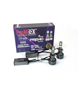 FEMEX Renault Megane 1 1999 - 2003 MAKYAJLI UZUN  FAR LED PREMİO PLAS