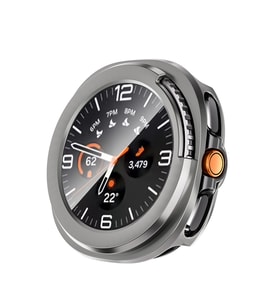 Lexroo Galaxy Watch 8 Classic 46mm Sert PC Kasa ve Ekran Koruyucu Watch Gard 39 - Titanyum