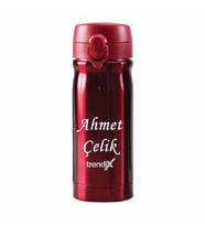 İsme Özel Termos 350Ml. Trendix Kırmızı