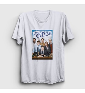 Presmono Unisex Beyaz Poster Dizi The Office T-Shirt 345791tt