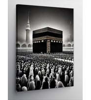 Kanvas Tablo Siyah Beyaz Kabe