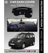 RENAULT KANGOO (2009-2019) Torpido Örtüsü Ön Göğüs Koruma Torpido Koruma Araca Özel Tam Uyum Kaymaz