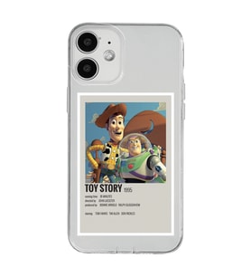 Iphone 12 Uyumlu Toy Story Minimalist Poster Desenli Şeffaf Telefon Kılıfı