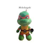 Ninja Kaplumbağa Peluş Oyuncak Uyku Arkadaşı Hediyelik Peluş 35 cm (Çok Renkli)