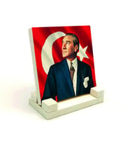 AtatürkBaskılı Doğaltaş Masaüstlük