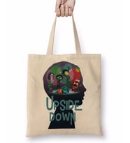 Stranger Things Upside Down Bez Çanta Uzun Saplı