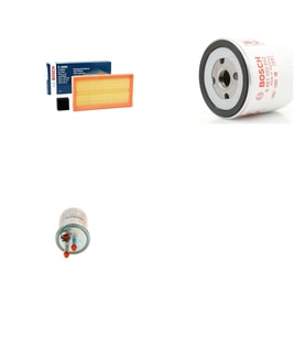 Bosch Filtre Bakım Seti Ford Transit Connect 1.8 DI Dizel 75 Beygir 2002-2005 Hava + Yağ f. + Yakıt Filtre Bosch