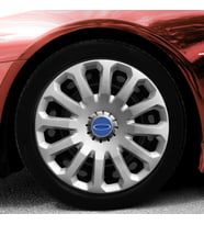 Ford Fiesta 15 İnç Jant Kapağı Amblemli Gri 4'lü Set 121