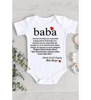 Doğumgünü Baba Hediye Zıbın Body