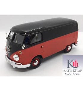 MotorMax Volkswagen Type 2 Delivery Van 1/24 Kır-Siyah Model Araç