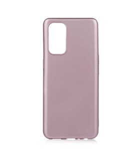Oppo Reno 5 5G Uyumlu Kılıf Zore Premier Silikon Kapak (Rose Gold Altın)