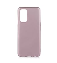 Oppo Reno 5 5G Uyumlu Kılıf Zore Premier Silikon Kapak (Rose Gold Altın)