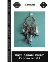 Özel Üretim Dekoratif Duvar Süsü Bohem Hediye Rüya Kapanı Dream Catcher No:6 L