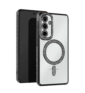 Samsung Galaxy A56 Joke Simli Magneticsafe Kılıf - Siyah
