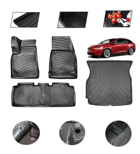 Tesla Model 4D X 5 Koltuklu 2019 Model 4D Bagaj Paspas Set