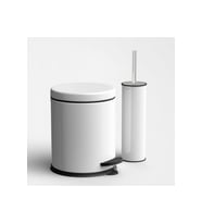 Pratik 2'li Banyo Seti, 3 Litre Çöp Kovası ve WC Fırça Seti