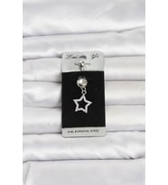 316L Cerrahi Çelik Sallantılı Yıldız Model Göbek Piercing TJ-PR1386