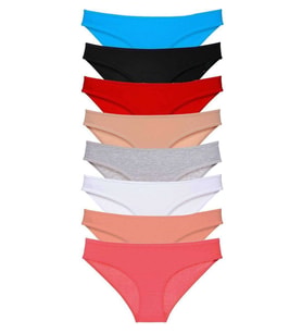 Mulvxbrf Brf02 8 Adet Süper Eko Set Likralı Kadın Slip Külot Set 2 M Mudanis (Mulvix)