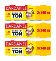 Dardanel Eko Konserve Ton 3x140 gr x 3 Adet