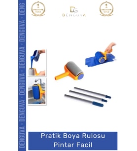 #BoyaRulosu Profesyonel Pratik Akıllı Damlatmaz Duvar Tavan Boyama Seti Boya Rulosu Pintar Facil
