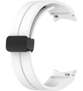 Lexroo Samsung Galaxy Watch 6 Classic 43mm için Kordon Ribbon Line Beyaz [Galaxy Watch 6 - Beyaz]