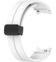 Lexroo Samsung Galaxy Watch 6 Classic 43mm için Kordon Ribbon Line Beyaz [Galaxy Watch 6 - Beyaz]