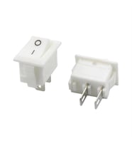 Ayt IC-120B Mini Işıksız On Off 2 Pin Anahtar Beyaz Aç Kapa Buton Düğme 2.5x1.7 Mm