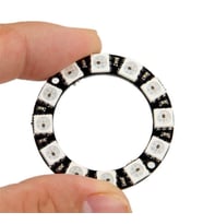 12 Bit NeoPixel Halka Ring WS2812B 5050 Rgb Led Modül 12’li Dijital Adreslenebilir Lamba Programlana