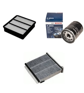 Filtre Bakım Seti Mitsubishi Lancer 1.3 Benzin 2005-2012 Hava + Yağ f. + Polen Filtre Sardes