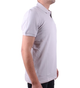 Dagoster DMG23-231319 Gri Günlük Yarım Patlı Pike Polo Yaka Erkek Tişört