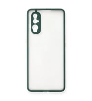 Oppo Find X2 Kılıf Montreal Silikon Kapak - Yeşil