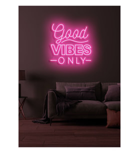 Good VIBES Only Yazılı Neon Tabela