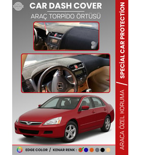 HONDA ACCORD (2002-2007) Torpido Örtüsü Panel Torpido Koruma Tam Uyum Çatlamayı Önler Kolay Montaj