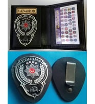 ROZET METAL YAKIN KORUMA-ROZETLİ CÜZDANI+KEMER ROZETI SATINAL-SADECE,YAKIN KORUMA KIMLIK KARTLI PERSONELE SATILIR.-SIVILE SATILMAZ