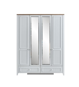 Yalı Modern 4 Kapaklı Aynalı Elbise Dolabı 165*60*211