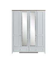 Yalı Modern 4 Kapaklı Aynalı Elbise Dolabı 165*60*211