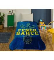 YÜNTEKS Taç Taraftar Lisanslı Tek Kişilik Battaniye (160x220)- 2025/2026 YENİ SEZON